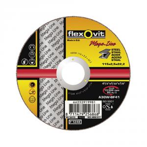 Mega-Line Cutting Disc Flexovit A 60 W-BF41/A 46 W-BF41/A 30 W-BF41